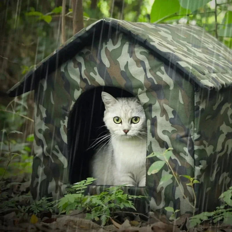 Camo Purr Hut